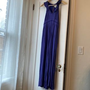 Maeve blue wide leg jumpsuit